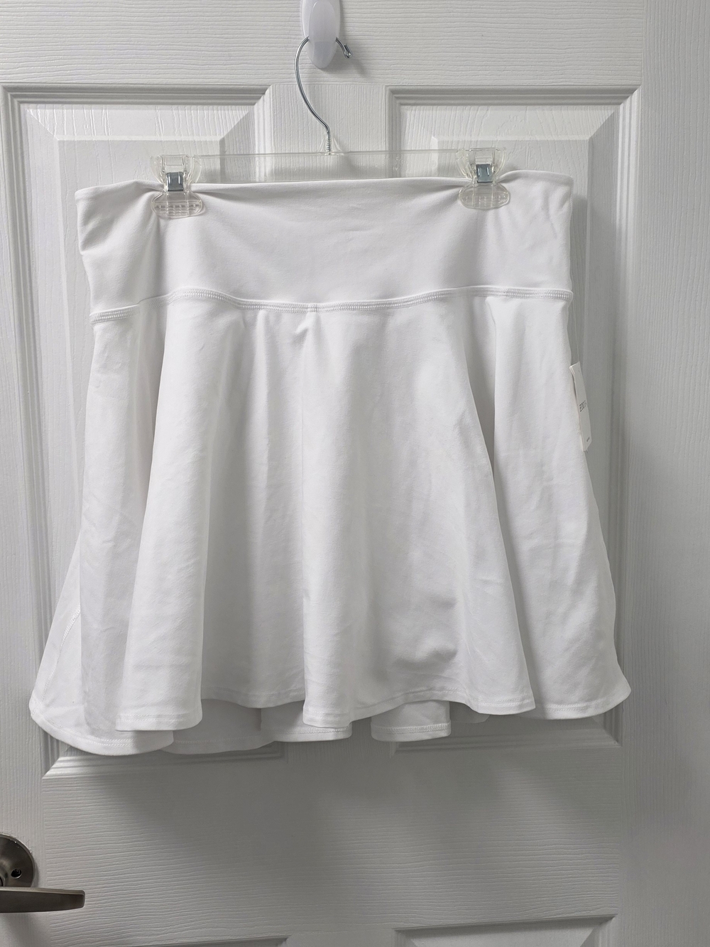 Beyond Yoga White Flared Skort